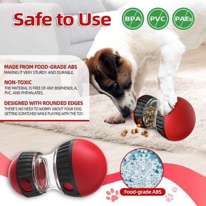 Dog Puzzle Toy with Treat Dispenser Ball & Slow Feeder