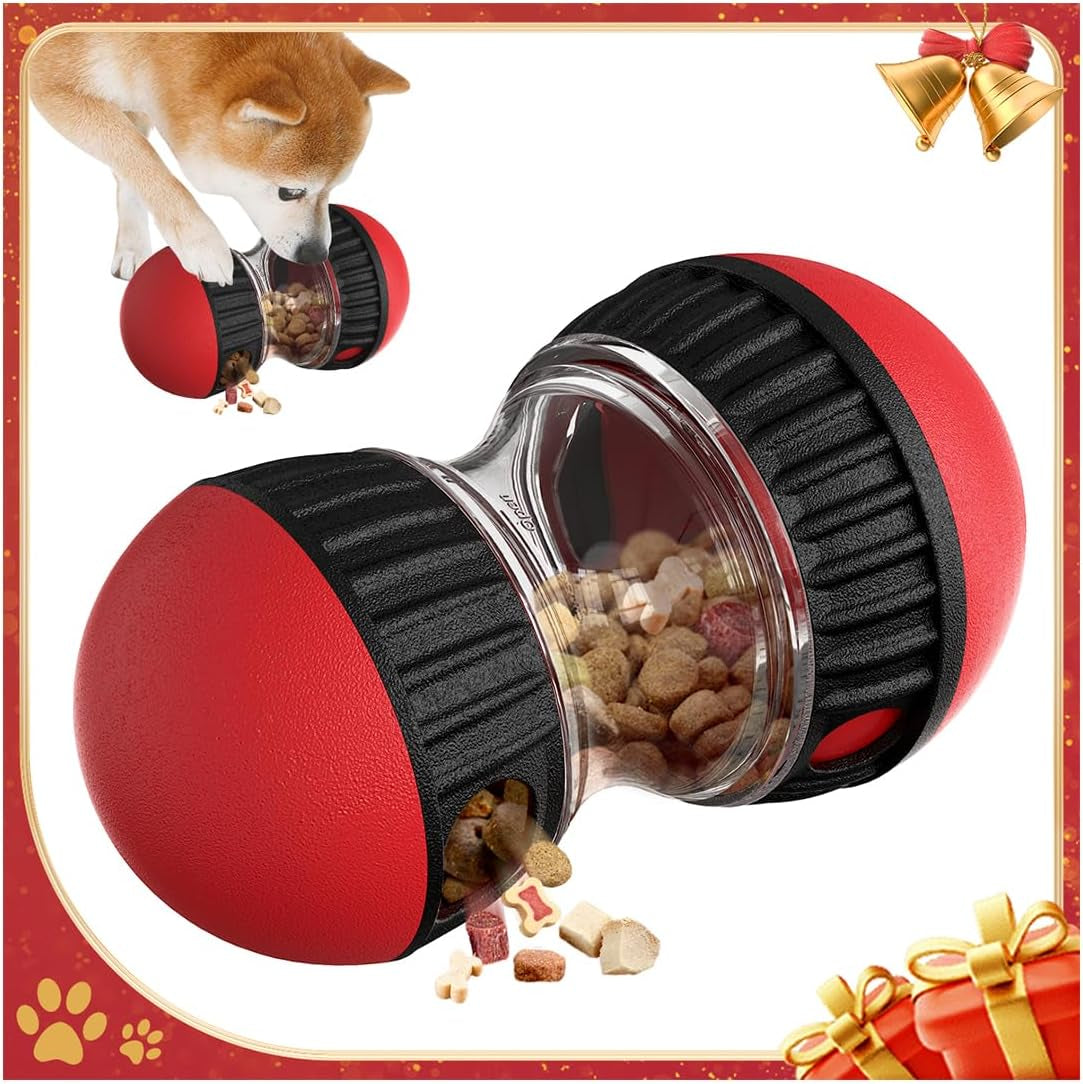 Dog Puzzle Toy with Treat Dispenser Ball & Slow Feeder