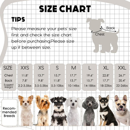 3 Pack Dog Sweaters for Small Dogs Girl Boy Winter Fleece Clothes Warm Soft Dog Sweatshirt Outfit for Dogs Cats Pet Apparel