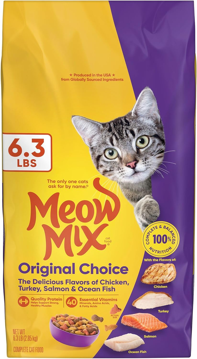 Original Choice Dry Cat Food, 6.3 Pound Bag