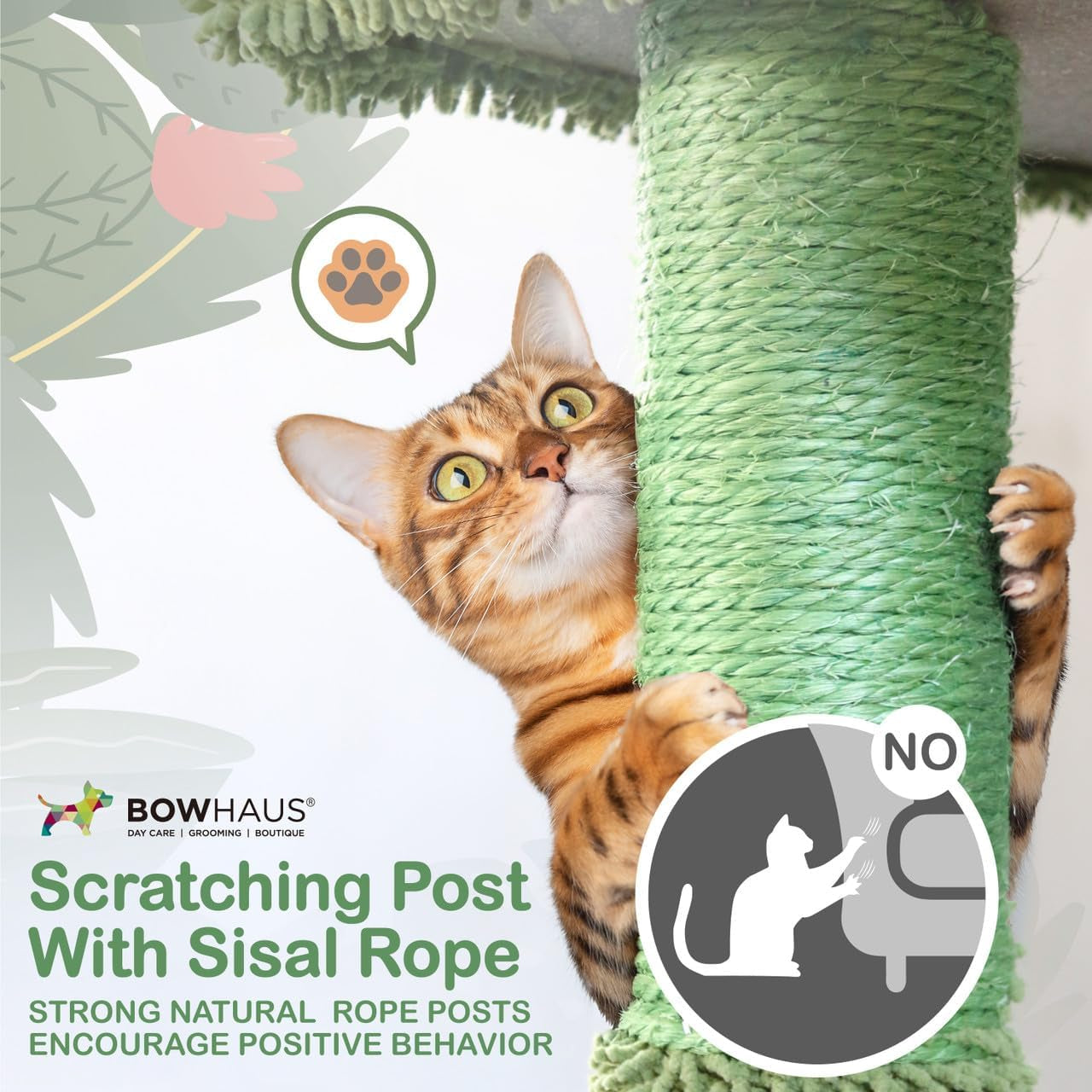 Cactus Cat Tower for Indoor Cats, Cute 40-Inch Small Cactus Cat Tree W/Widened Perch for Large Cats & Kittens, Multi-Level Cat Activity Tree W/Scratching Post, Tunnel, Basket