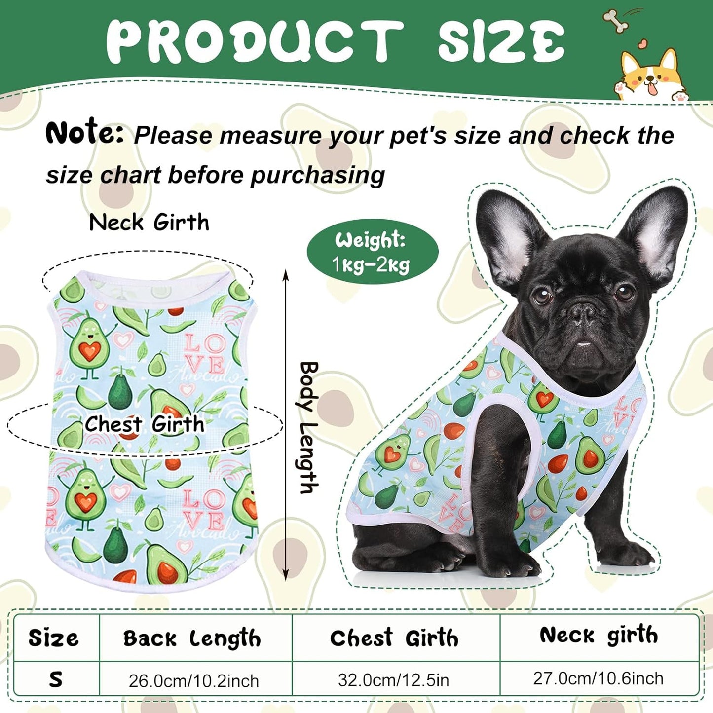 10 Pcs Lovely Puppy Shirts Print Dog Clothes Breathable Summer Pet Cartoon Dog Shirt Clothes Sweatshirt for Puppy Cartoon Shirt Sweatshirt to Cat