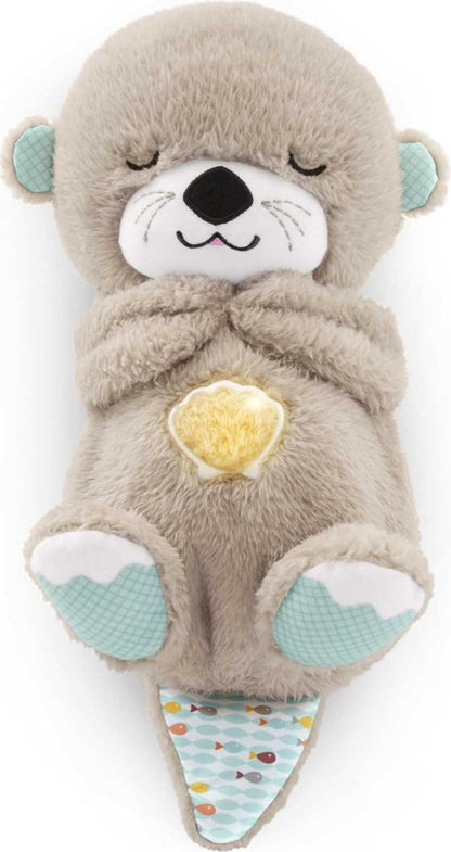 BABY Toy Soothe 'N Snuggle Otter Portable Plush Sound Machine with Music Lights & Breathing Motion for Newborns 