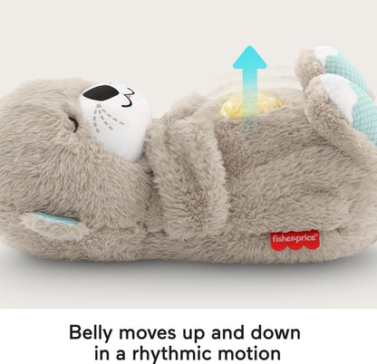 BABY Toy Soothe 'N Snuggle Otter Portable Plush Sound Machine with Music Lights & Breathing Motion for Newborns 