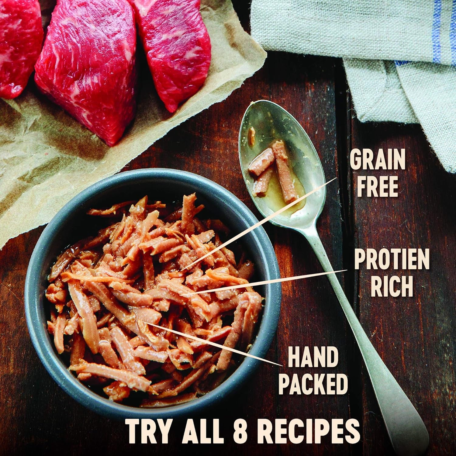 CORE Signature Selects Shredded Adult Wet Cat Food, Natural, Protein-Rich, Grain Free, 2.8 Ounce, 8 Pack (Poultry Variety Pack)