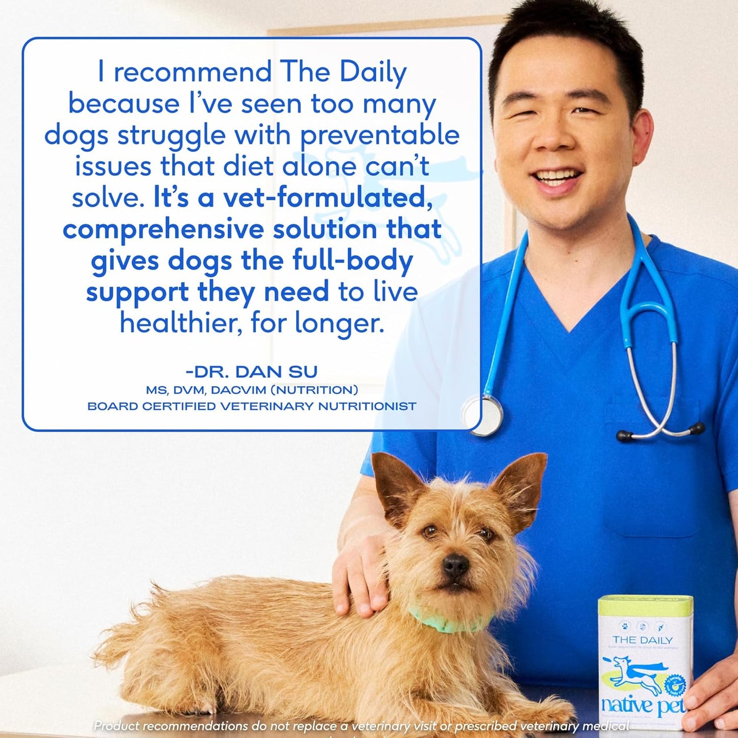 Dog Vitamins & Supplements - 11-In-1 Multivitamin Powder for Dogs Food Topper - Collagen, Glucosamine, Probiotics, Omega & More- Supports Healthy Gut, Mobility & Overall Health -30 Scoops