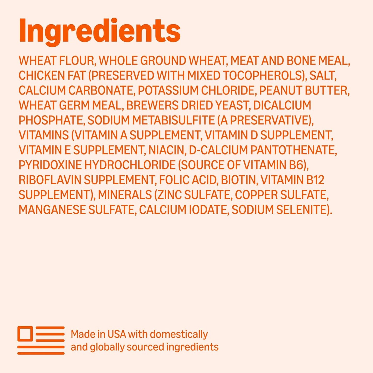 Crunchy Dog Biscuits Peanut Butter Flavor Dog Treats 5 Lb. Box