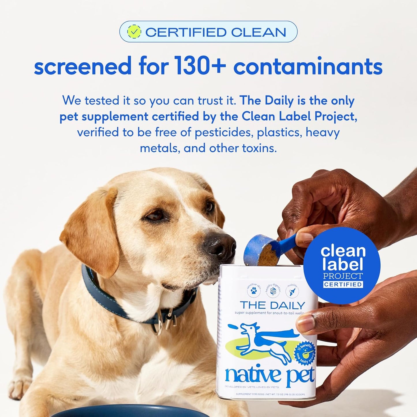 Dog Vitamins & Supplements - 11-In-1 Multivitamin Powder for Dogs Food Topper - Collagen, Glucosamine, Probiotics, Omega & More- Supports Healthy Gut, Mobility & Overall Health -30 Scoops